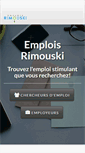 Mobile Screenshot of emploisrimouski.com